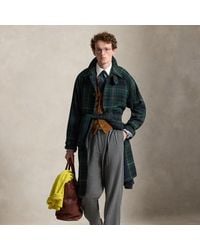 Polo Ralph Lauren - Plaid Tweed Balmacaan Coat - Lyst