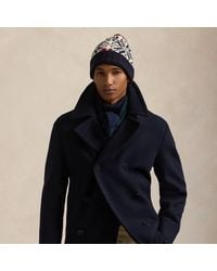 Polo Ralph Lauren - Polo Wool-blend Melton Peacoat - Lyst