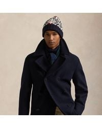 Polo Ralph Lauren - Caban Polo in melton di misto lana - Lyst