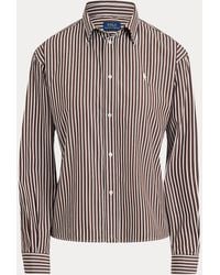 Polo Ralph Lauren - Cropped Boxy Fit Cotton Shirt - Lyst