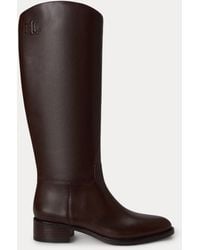 Ralph Lauren - Kyle Calfskin Tall Boot - Lyst
