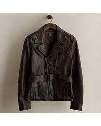 Ralph Lauren - C. 2008 Leather Moto Jacket - Lyst