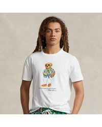 Polo Ralph Lauren - Classic-Fit Jersey-T-Shirt mit Polo Bear - Lyst
