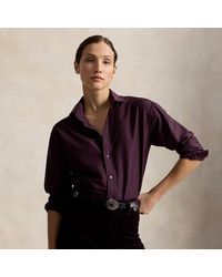Polo Ralph Lauren - Relaxed Fit Cotton-Silk Shirt - Lyst
