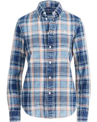 Polo Ralph Lauren Classic-Fit Karohemd aus Baumwolle - Blau