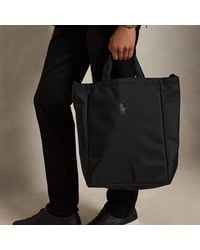 Polo Ralph Lauren - Logo-Trim Shopper Tote - Lyst