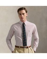 Polo Ralph Lauren - Custom Fit Striped Pinpoint Oxford Shirt - Lyst