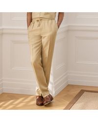 Ralph Lauren - Hand-Tailored Silk-Linen Suit Trouser - Lyst