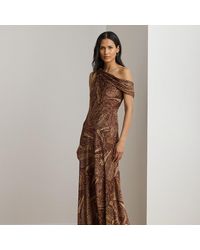 Ralph Lauren - Abito a spalle scoperte con fibbia - Lyst