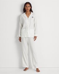 Ralph Lauren Pijama de mezcla de lino - Blanco