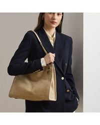 Ralph Lauren - Bradley Grote Suède Draagtas - Lyst