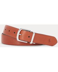 Polo Ralph Lauren - Reversible Pebble Leather Belt - Lyst