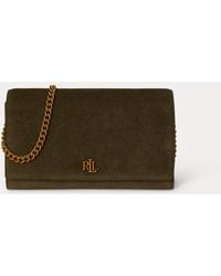 Ralph Lauren - Suede Medium Adair Ii Crossbody - Lyst