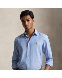 Polo Ralph Lauren - Custom Fit Striped Stretch Oxford Shirt - Lyst