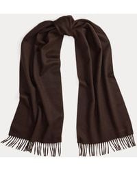Ralph Lauren - Ralph Lauren Fringe-Trim Cashmere Scarf - Lyst