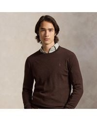 Polo Ralph Lauren - Slim Fit Washable Wool Crewneck Jumper - Lyst