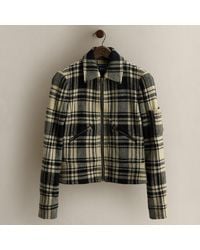 Ralph Lauren - C. 2008 Plaid Wool Zip Jacket - Lyst