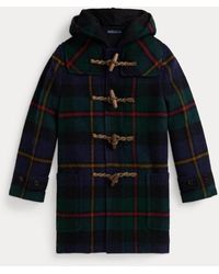 Polo Ralph Lauren - Ralph Lauren Boy's Plaid Wool Hooded Duffel Coat - Lyst