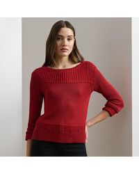 Ralph Lauren - Pullover Mit U-Boot-Ausschnitt - Lyst