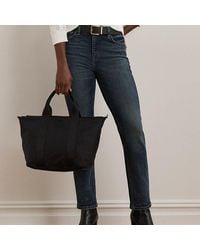 Ralph Lauren - Stevie Extra Grote Nylon Tas Met Rits - Lyst