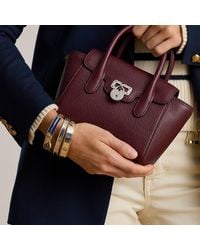 Ralph Lauren - Petite Sacoche Tanner En Cuir Grainé - Lyst