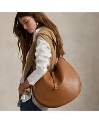 Polo Ralph Lauren - Polo Id Calfskin Large Shoulder Bag - Lyst