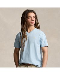 Ralph Lauren - Classic Fit Jersey V-neck T-shirt - Lyst