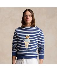 Ralph Lauren - Polo Bear Striped Fleece Sweatshirt - Lyst