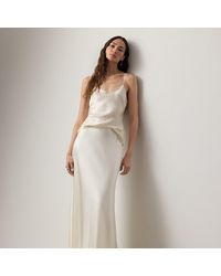 Ralph Lauren - Masina Stretch Satin Skirt - Lyst