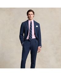 Ralph Lauren - Herringbone Linen-wool Suit Trouser - Lyst