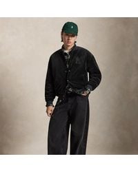 Polo Ralph Lauren - Polo Ralph Lauren Lauren Yankees Velour Jacket - Lyst