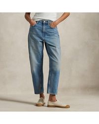 Polo Ralph Lauren - Jeans Met Taps Toelopende Gebogen Pijpen - Lyst
