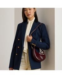 Ralph Lauren - Patent Leather Small Tasha Crossbody Bag - Lyst