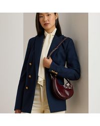 Ralph Lauren - Tasha Kleine Lakleren Crossbodytas - Lyst