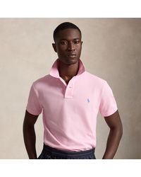 Polo Ralph Lauren - Custom Slim Fit Mesh Polo Shirt - Lyst