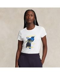 Polo Ralph Lauren - Grafik-T-Shirt Wimbledon aus Jersey - Lyst