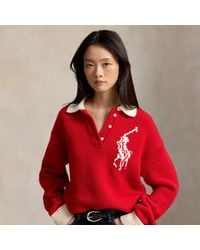 Polo Ralph Lauren - Big Pony Wool Rugby Jumper - Lyst