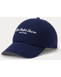 Polo Ralph Lauren - Embroidered-Logo Twill Ball Cap - Lyst