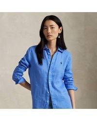 Ralph Lauren - Classic Fit Linnen Overhemd - Lyst
