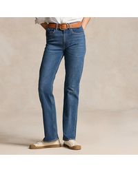 Polo Ralph Lauren - Rechte Jeans Met Hoge Taille - Lyst