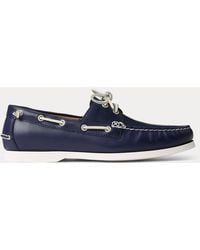 Polo Ralph Lauren - Leather Merton Boat Shoes - Lyst