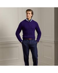Ralph Lauren - Ralph Lauren Gregory Hand-Tailored Wool Serge Trouser - Lyst