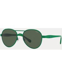 Uomo Accessori da Occhiali da sole da Occhiali Pilot Boutique dei colori da Uomo di Polo Ralph Lauren in Verde 