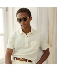 Ralph Lauren - Cotton-Cashmere Piqué Polo Shirt - Lyst