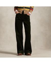 Polo Ralph Lauren - Pantalón Ancho De Pana De Algodón - Lyst