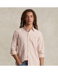 Ralph Lauren - Custom Fit Striped Oxford Shirt - Lyst