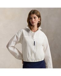 Ralph Lauren - Mockneck Full-Zip Windbreaker - Lyst