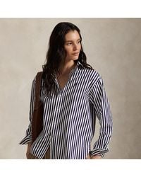 Ralph Lauren - Relaxed-Fit Baumwollhemd Mit Streifen - Lyst