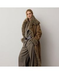 Ralph Lauren - Justyn Reversible Wool Shearling Coat - Lyst