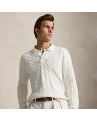 Ralph Lauren - Relaxed Fit Cable-Knit Cotton Jumper - Lyst